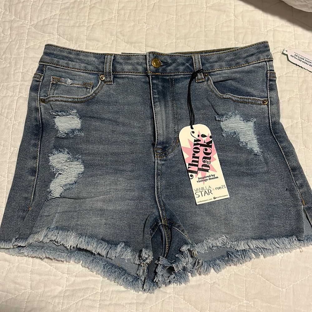 NWT denim shorts size 9